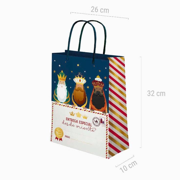 Mis Globos - Wholesale Gift Bag - Three Kings Gift Bag Medium Letter