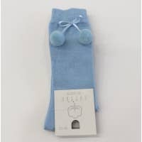 Cotton Socks - Wholesale Socks - Kids & Baby - HIGH SOCK WITH POM POM5