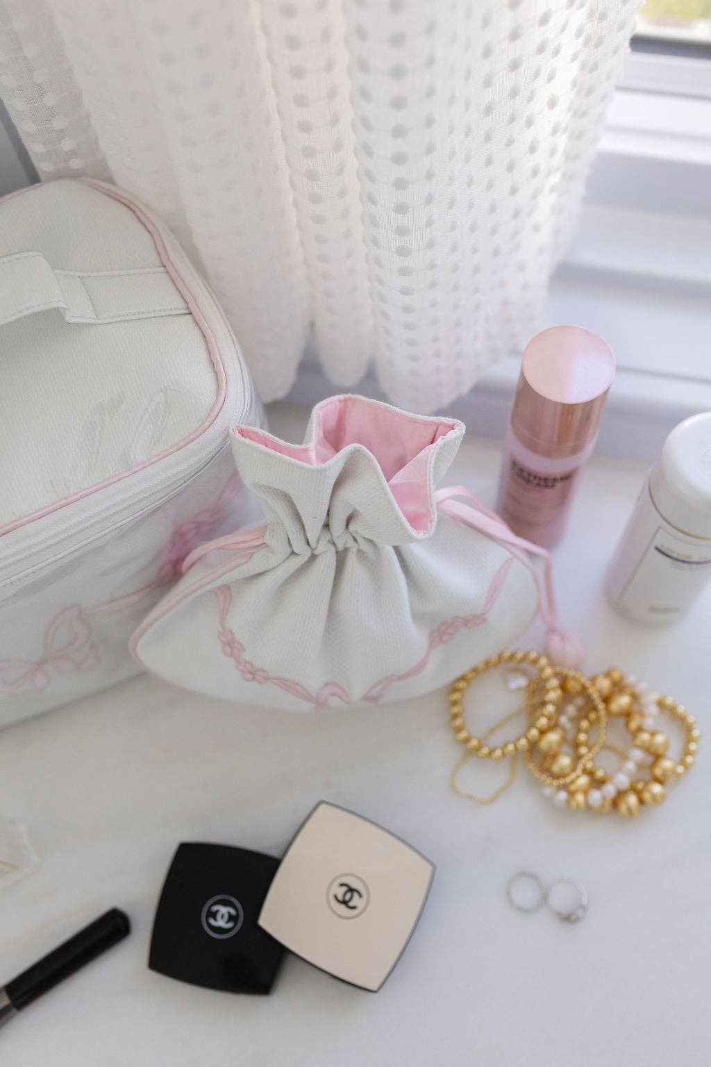 Lenora - Vendita all'ingrosso Portagioie/organizer per gioielli - POCHETTE PORTAGIOIELLI CON FIOCCO FLOREALE13