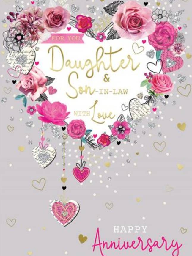 Daughter & Son in Law Anniversary for wholesale by Kingfisher Cards