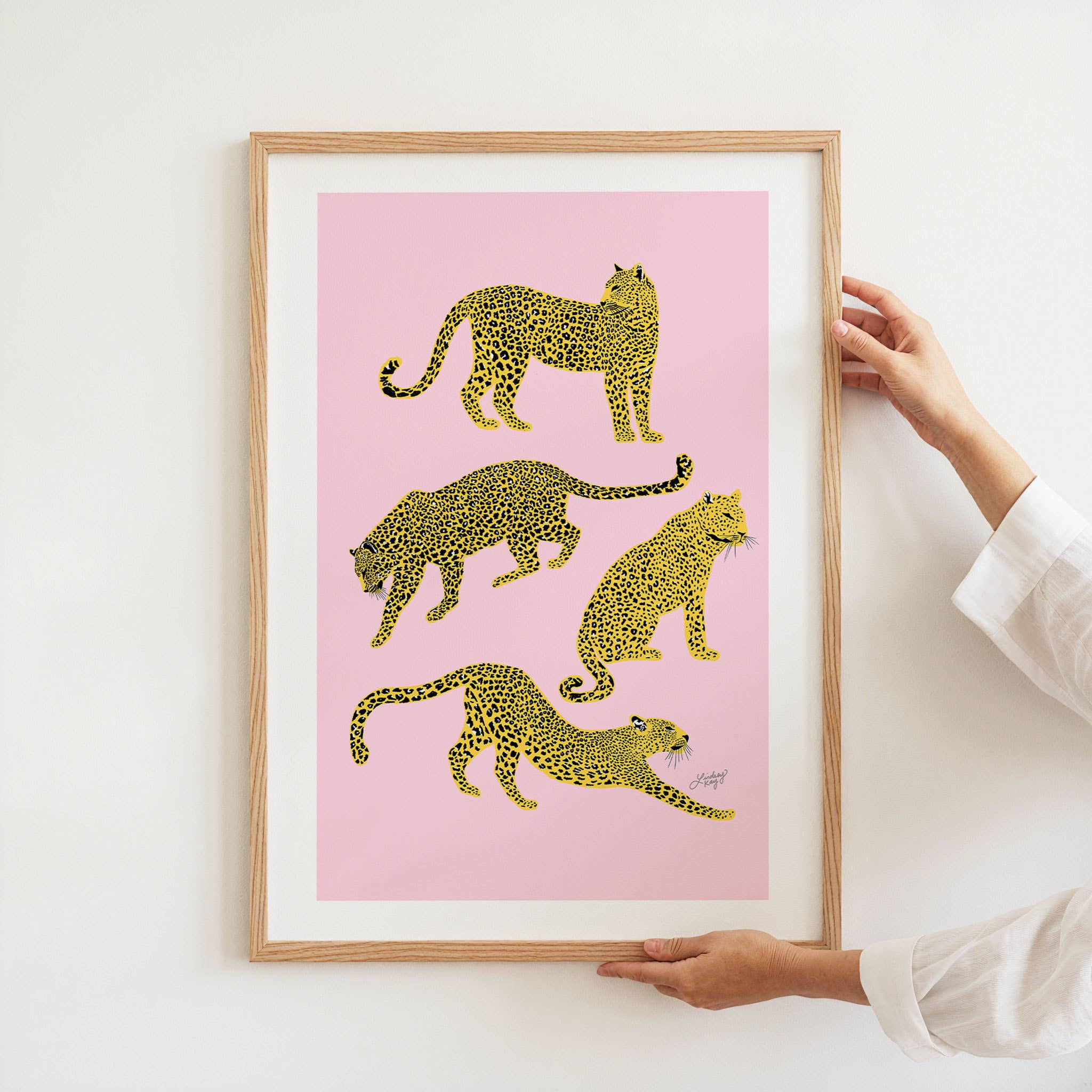 Lindsey Kay Collective - Wholesale Art Print - Leopards Illustration - Art Print8