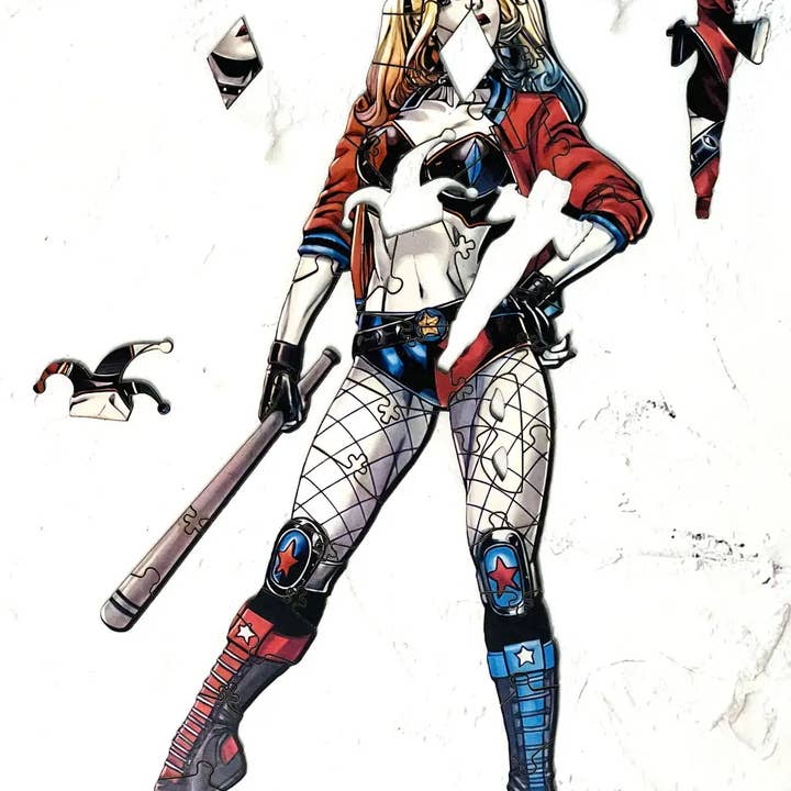 Max Woody™ - Wholesale Puzzle - Kids - Wood Jigsaw Puzzle The Harley Quinn L Size 120 pcs