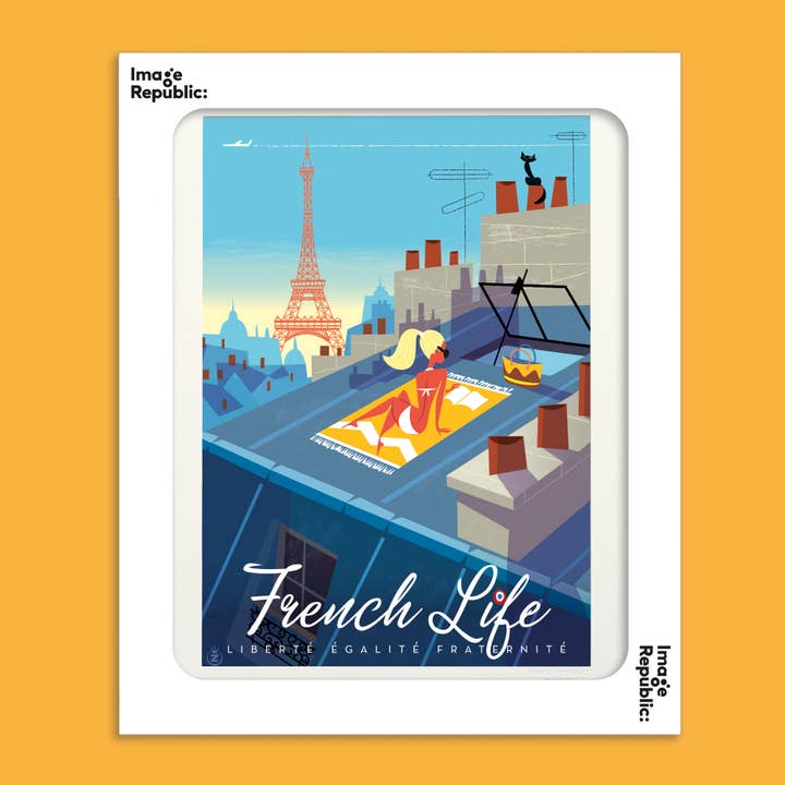 40x50 cm MONSIEUR Z FRENCH LIFE per la vendita all'ingrosso da parte di Image Republic