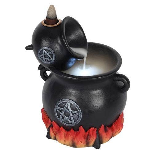 Green Tree - Wholesale Incense Holder - Pouring Cauldrons Backflow Burner