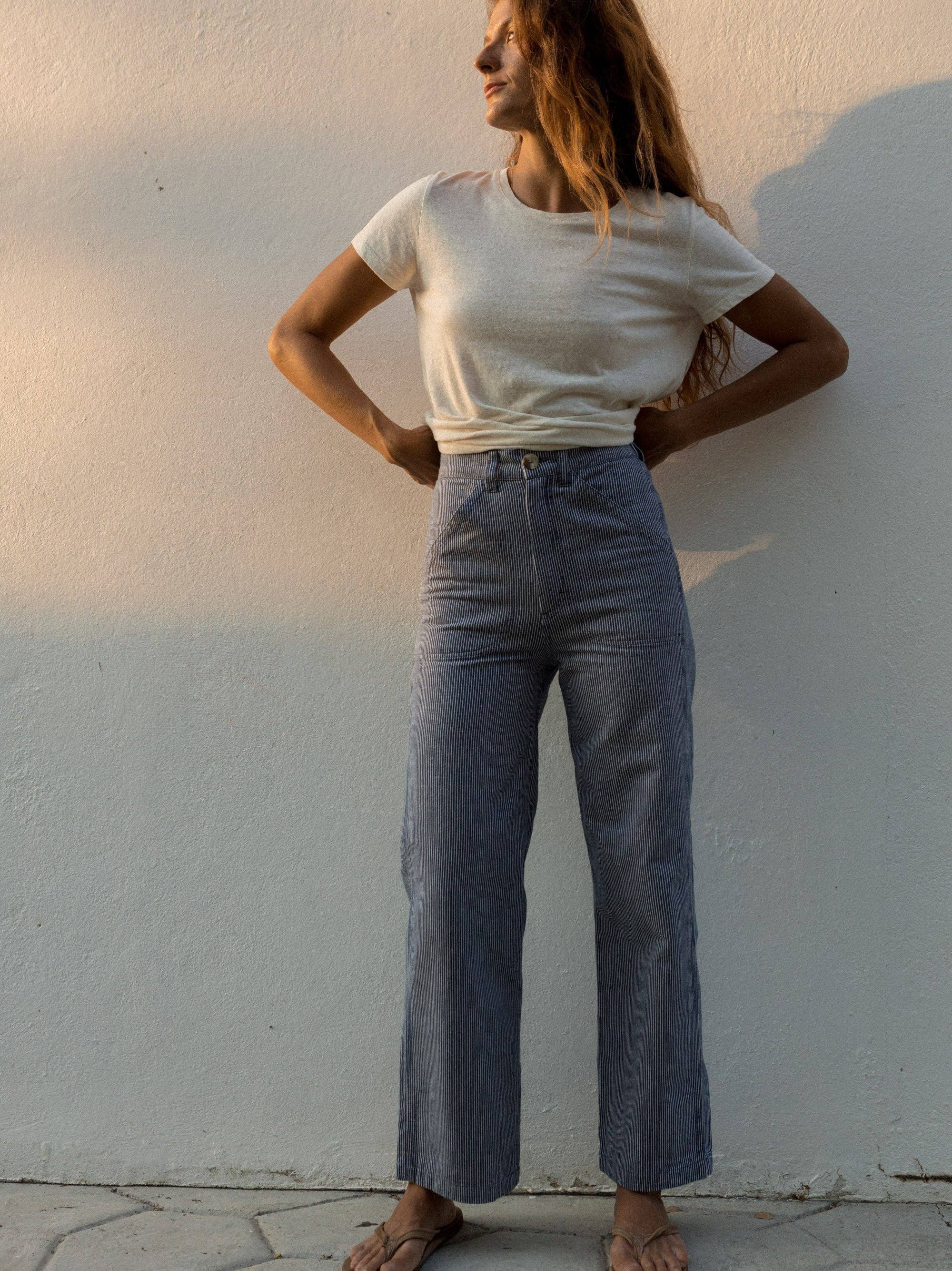 Railroad Stripe Painter Pants for wholesale on Faire10