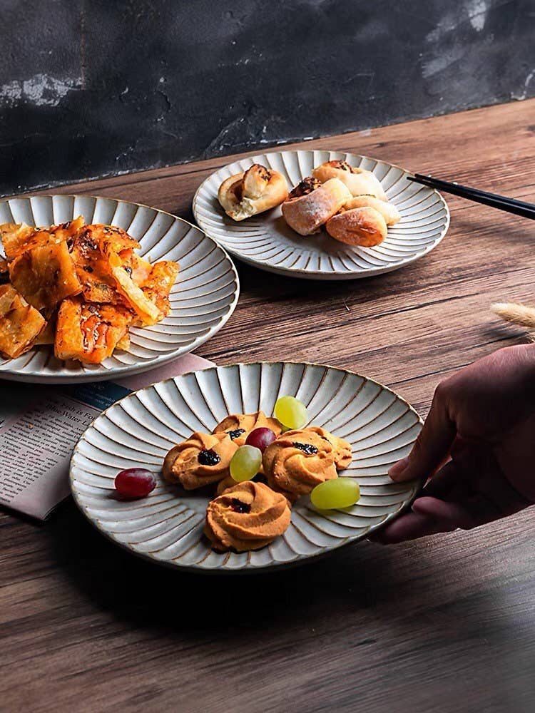 Gohobi （We cover U.S. import duties） - Wholesale Dinner Plate - Gohobi Handmade Ceramic Japanese Style Plate8