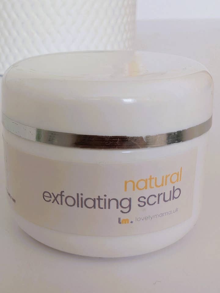 NATURAL FACE SCRUB | exfoliating facial care for wholesale by lovelymama.uk