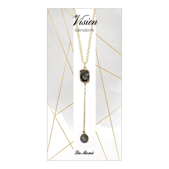 Baumelnde Halskette-Labradorit für den Großhandel von LA MENO