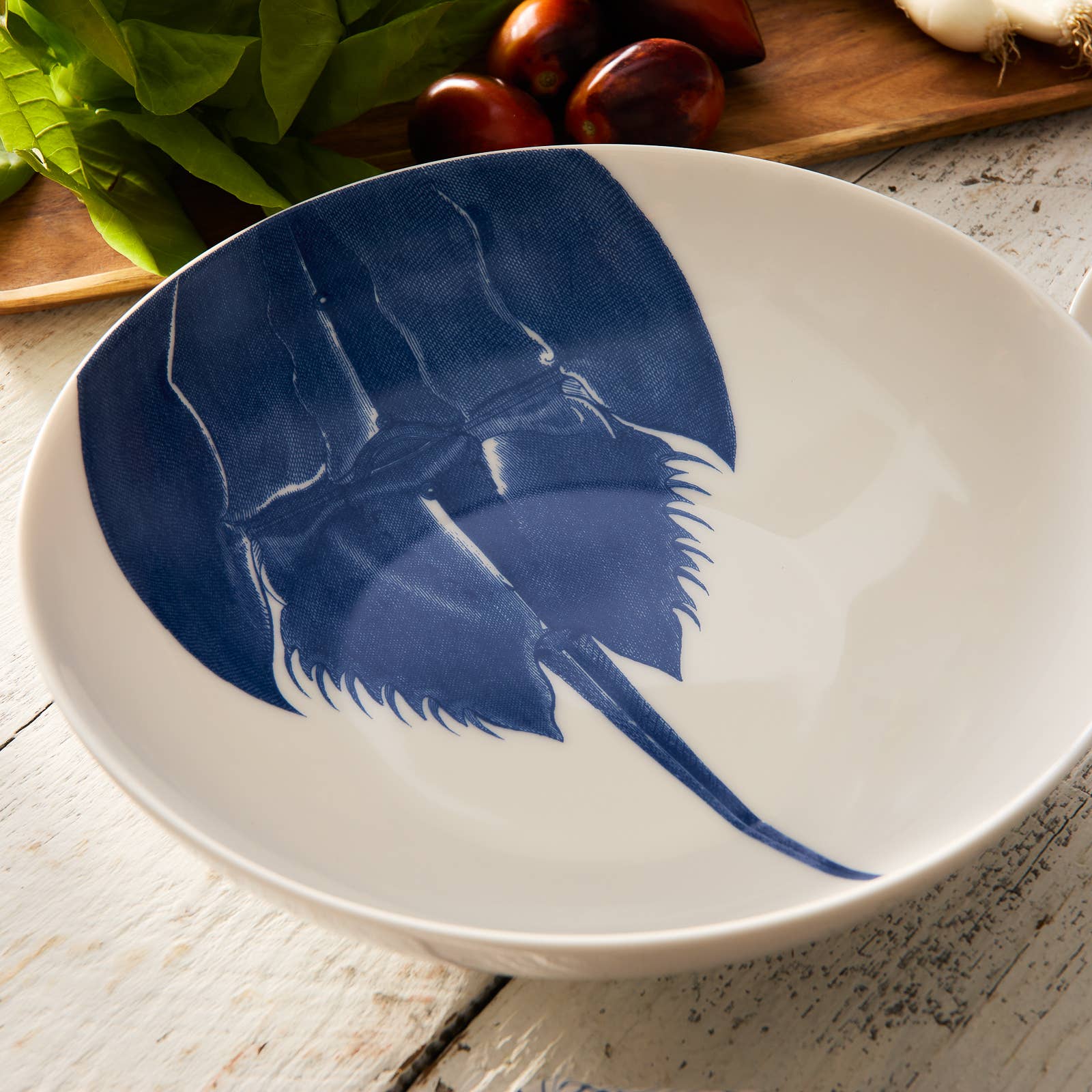 Caskata - Wholesale Serve Bowl - Horseshoe Crab Wide Serving Bowl1