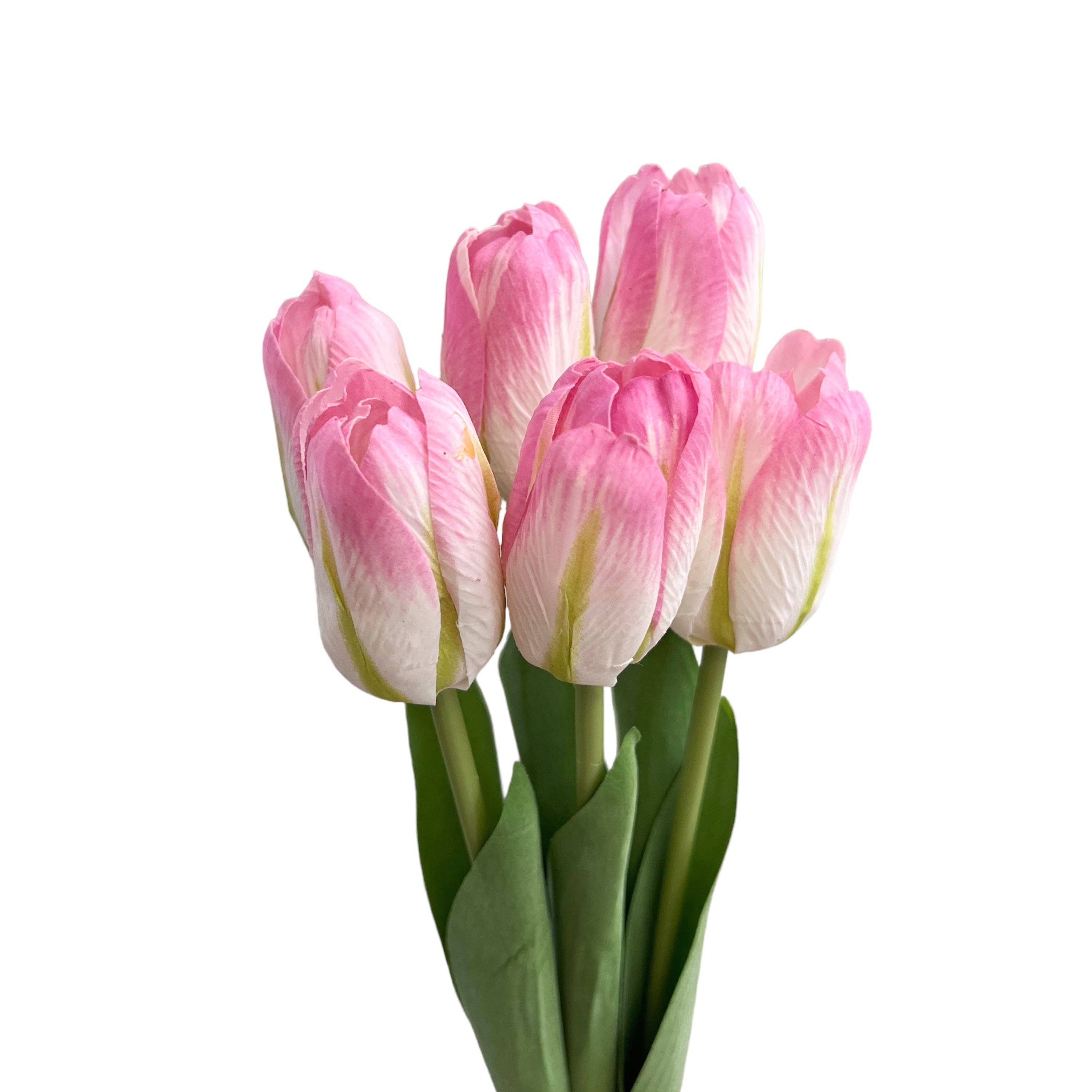 Sun Decorer - Vendita all'ingrosso Fiori finti - Steli di tulipani artificiali realistici al tatto in diversi colori, set di 60