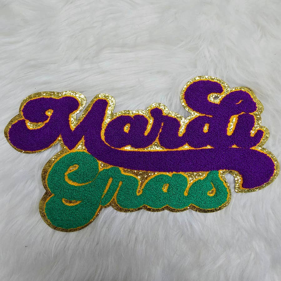 Purchase Wholesale mardi gras chenille patches. Free Returns & Net 60 Terms  on Faire