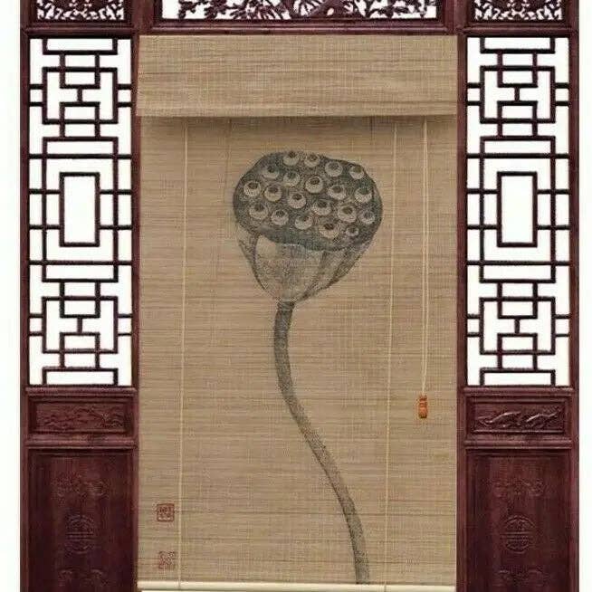 everythingbamboo - Venta al por mayor Cortinas - Cortina enrollable y panel persiana de bambú personalizada para privacidad, hecha a medida2