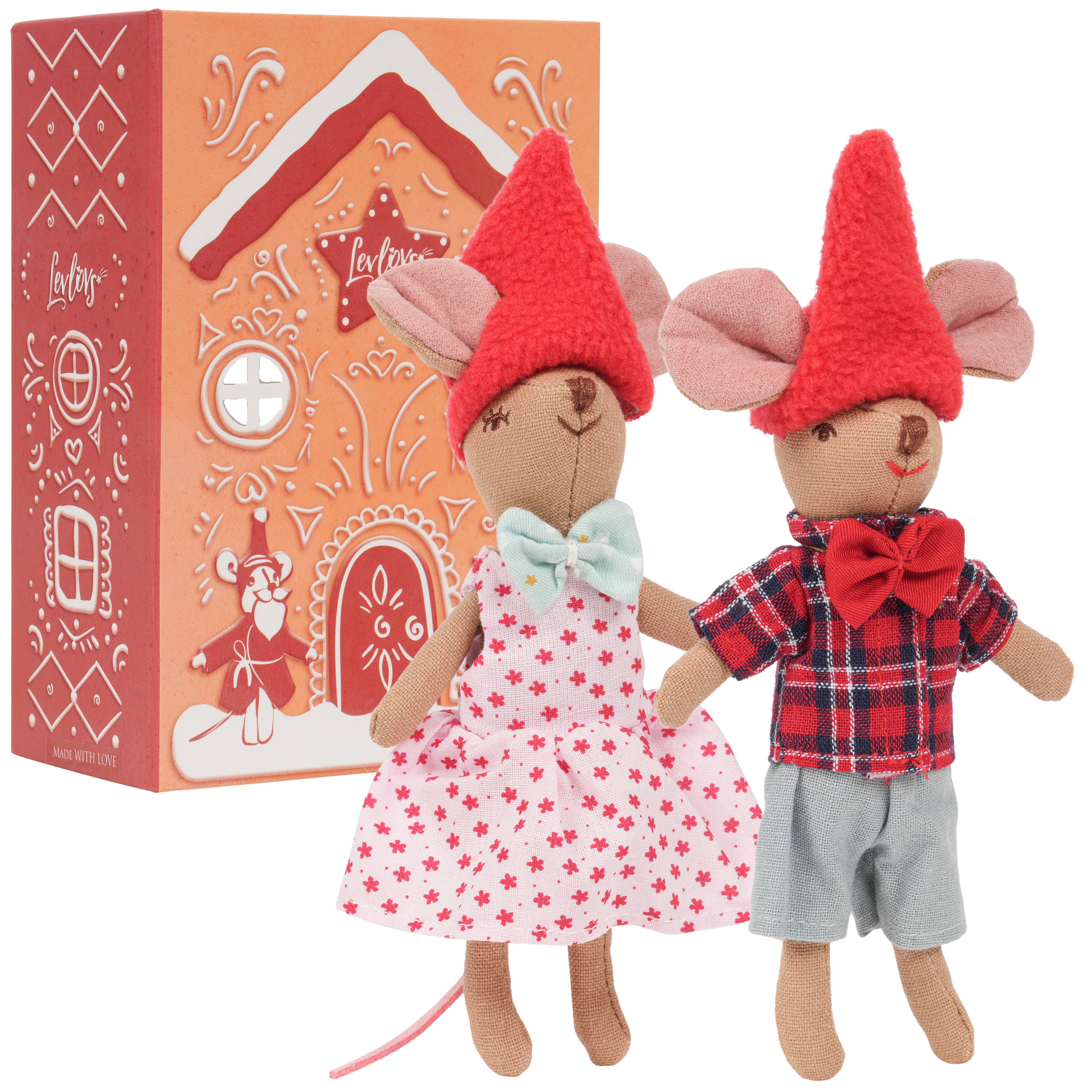 LEVLOVS - Wholesale Christmas decoration - CHRISTMAS MICE in a box3