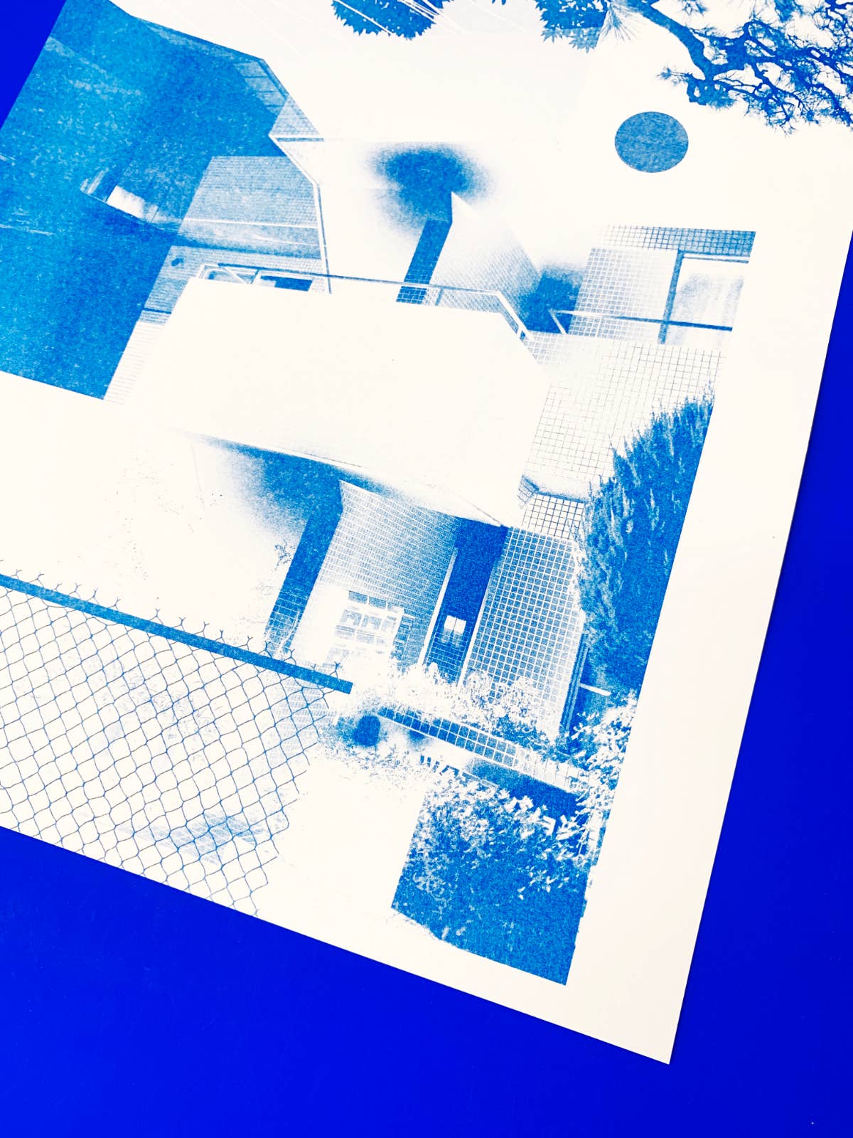 ANO Studio - Wholesale Art Print - Riso Print | City Reflection2