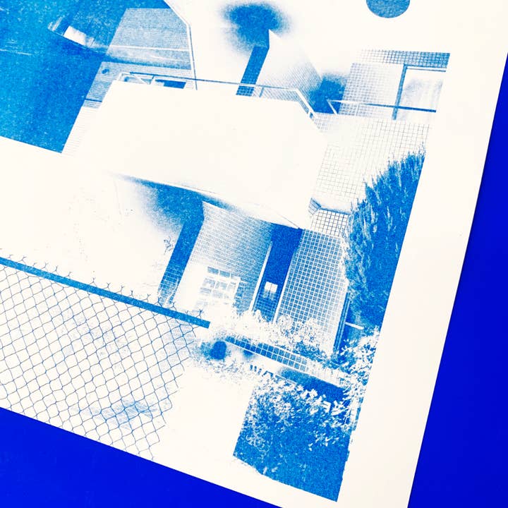 ANO Studio - Wholesale Art Print - Riso Print | City Reflection2