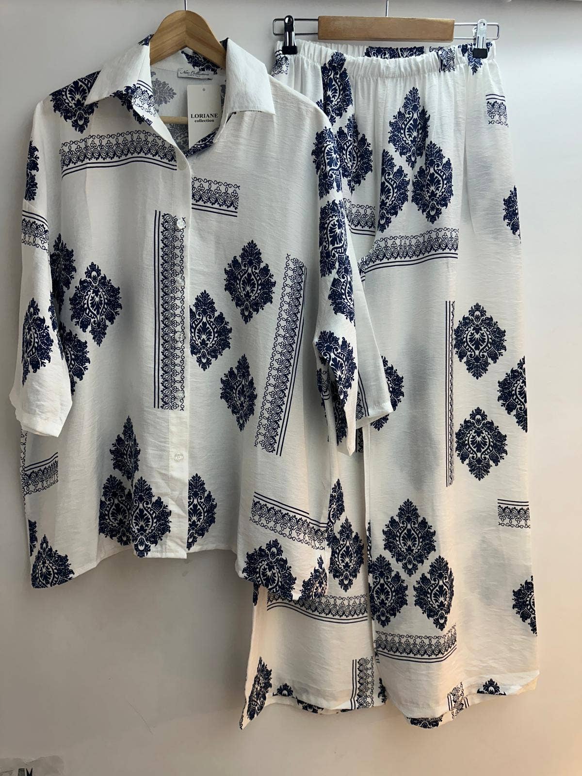 LORIANE - Vente Ensemble haut et pantalon (PAS d'intérieur) - Femme - 10652E ensemble chemise et pantalon taille unique 
5