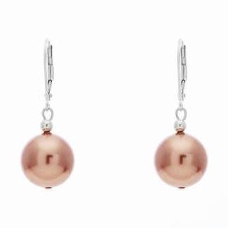 Boucles d'oreilles Perle Klassic — Sand pour la vente par Klas Squared