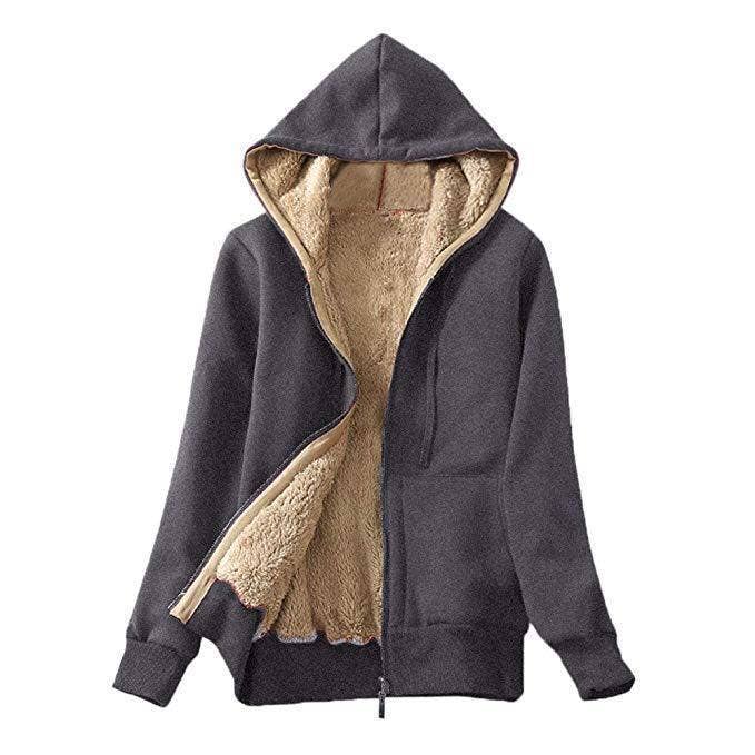 Marayn - Wholesale Hoodie - Women's - Cozy Winter Womens Fleece Hoodie Jacket Bestseller36