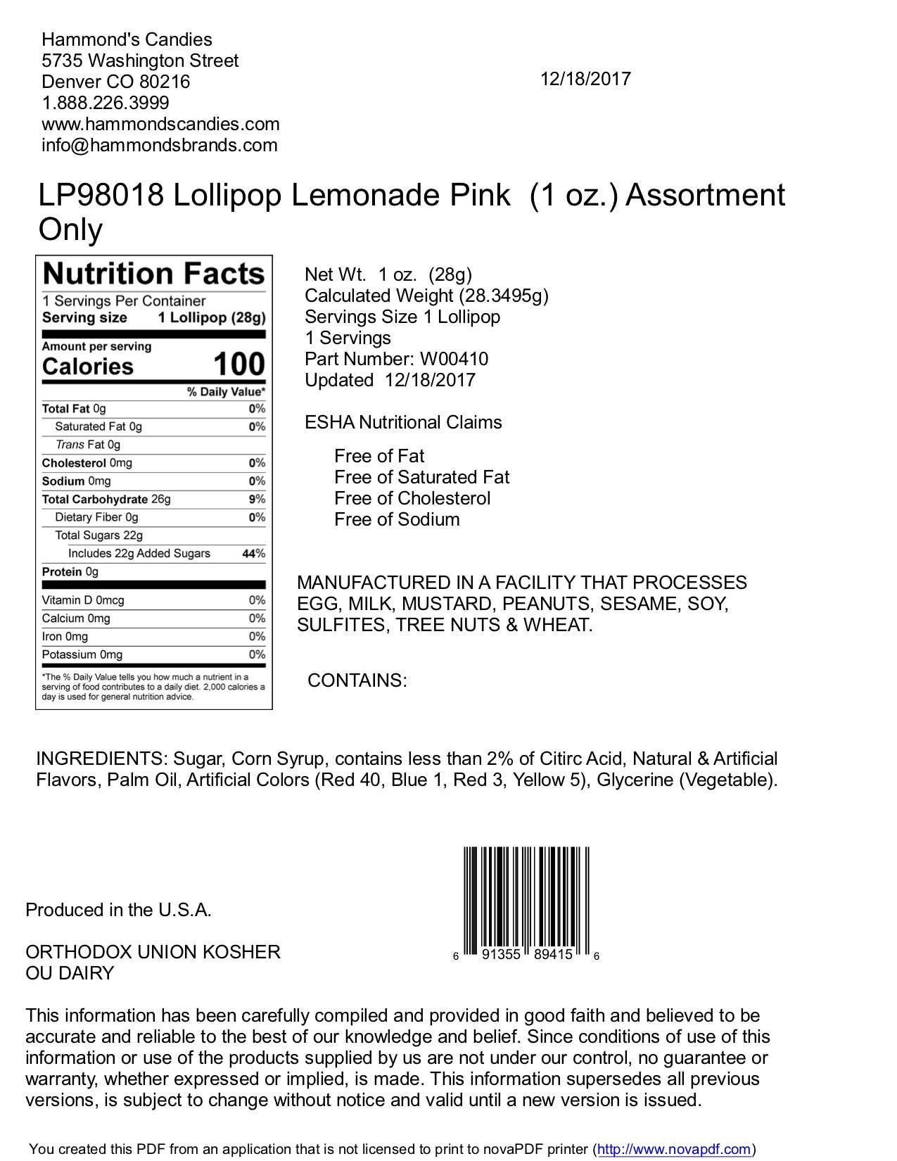 Hammond's Candies - Wholesale Lollipop - Easter Egg Lollipops - Flavor Assortment -18 Pc POP Display 3