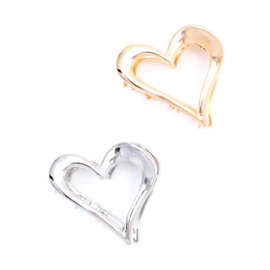 Open metal heart clamp for wholesale by Inca UK