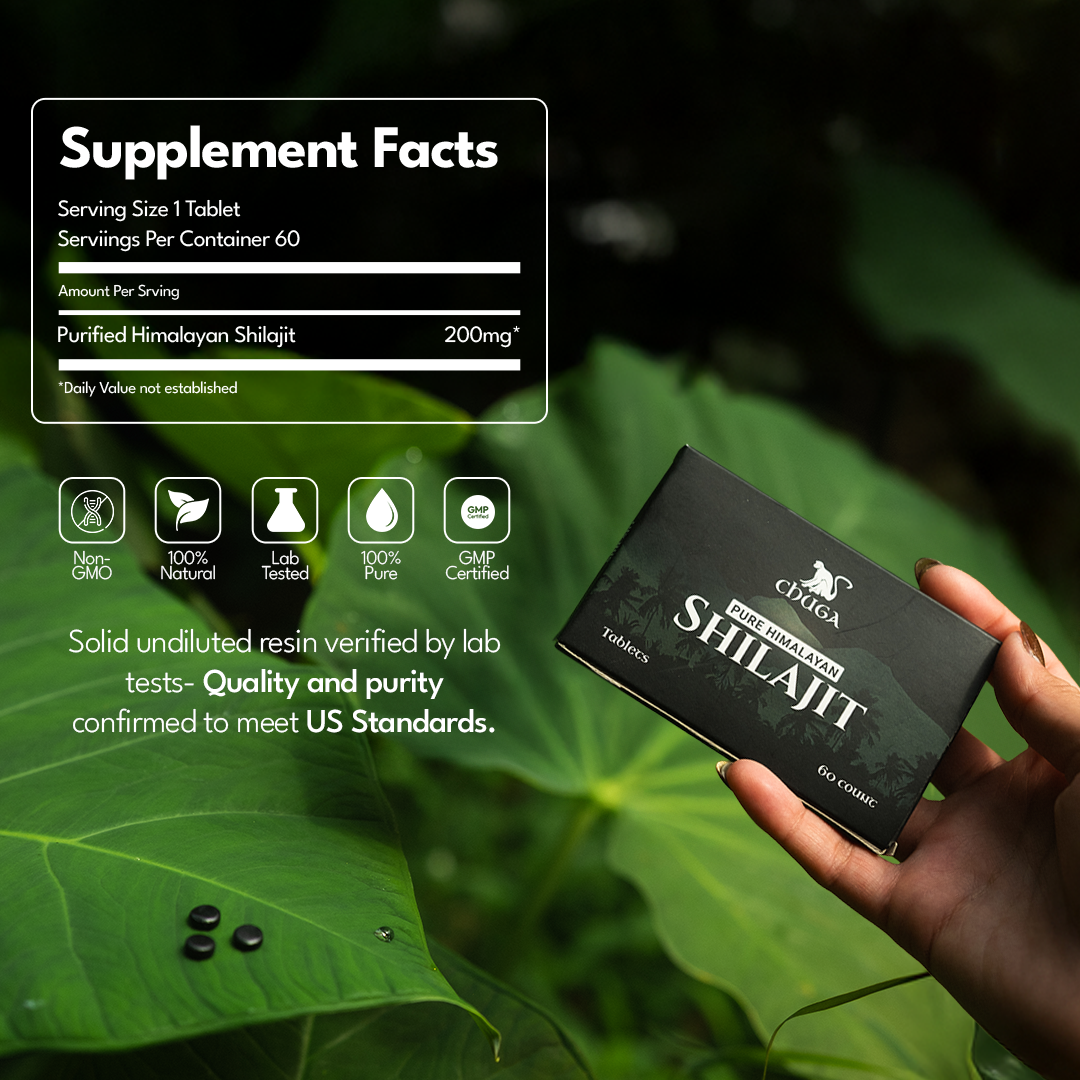 Chuga Shilajit – wholesale Oralt tillskott/Vitamin – Shilajit-tabletter3