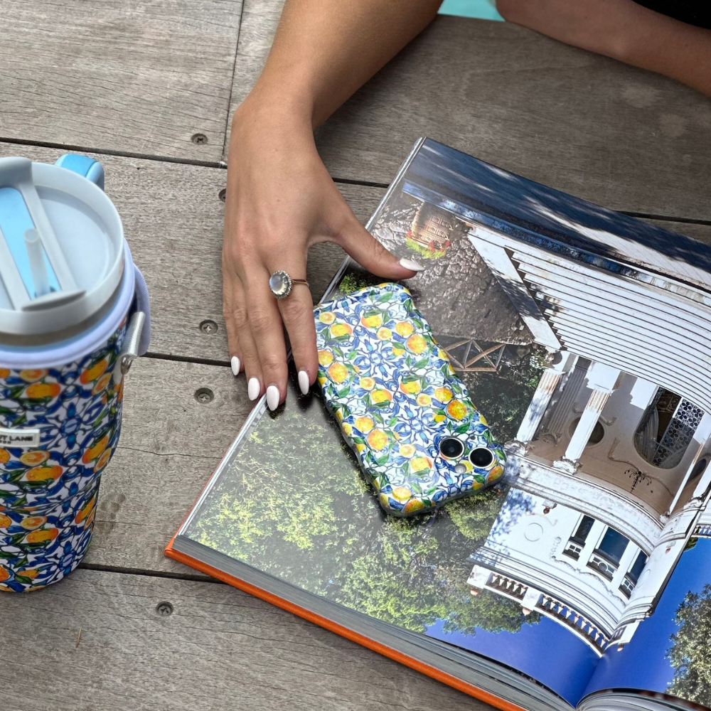 Coconut Lane – wholesale Phone case – Women’s – Wavy Phone Case - Amalfi Lemon9