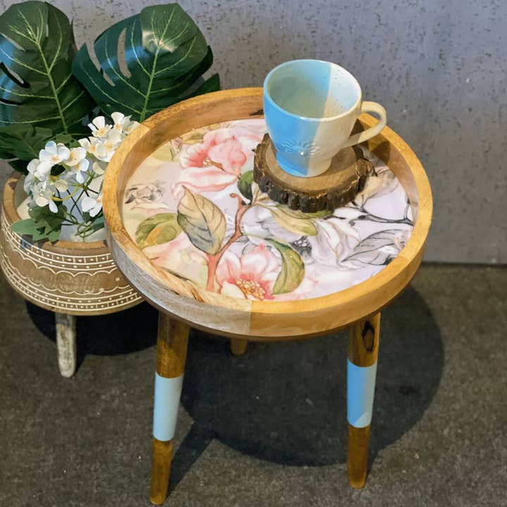 Hartsmede - Wholesale Side Table - Handmade Side Table Removable Legs Hummingbird Tray Table8