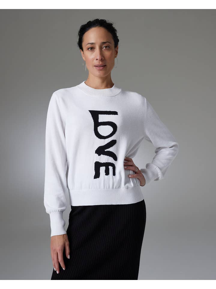 YesAnd - Wholesale Knit Sweater - Women's - Rosario LOVE Pullover3