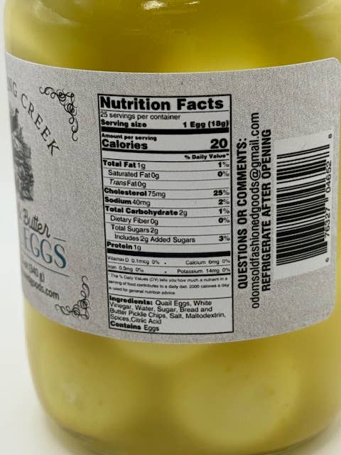 Odom's Old Fashioned Goods - Wholesale Pickled Vegetables - Bread and Butter Quail Eggs2