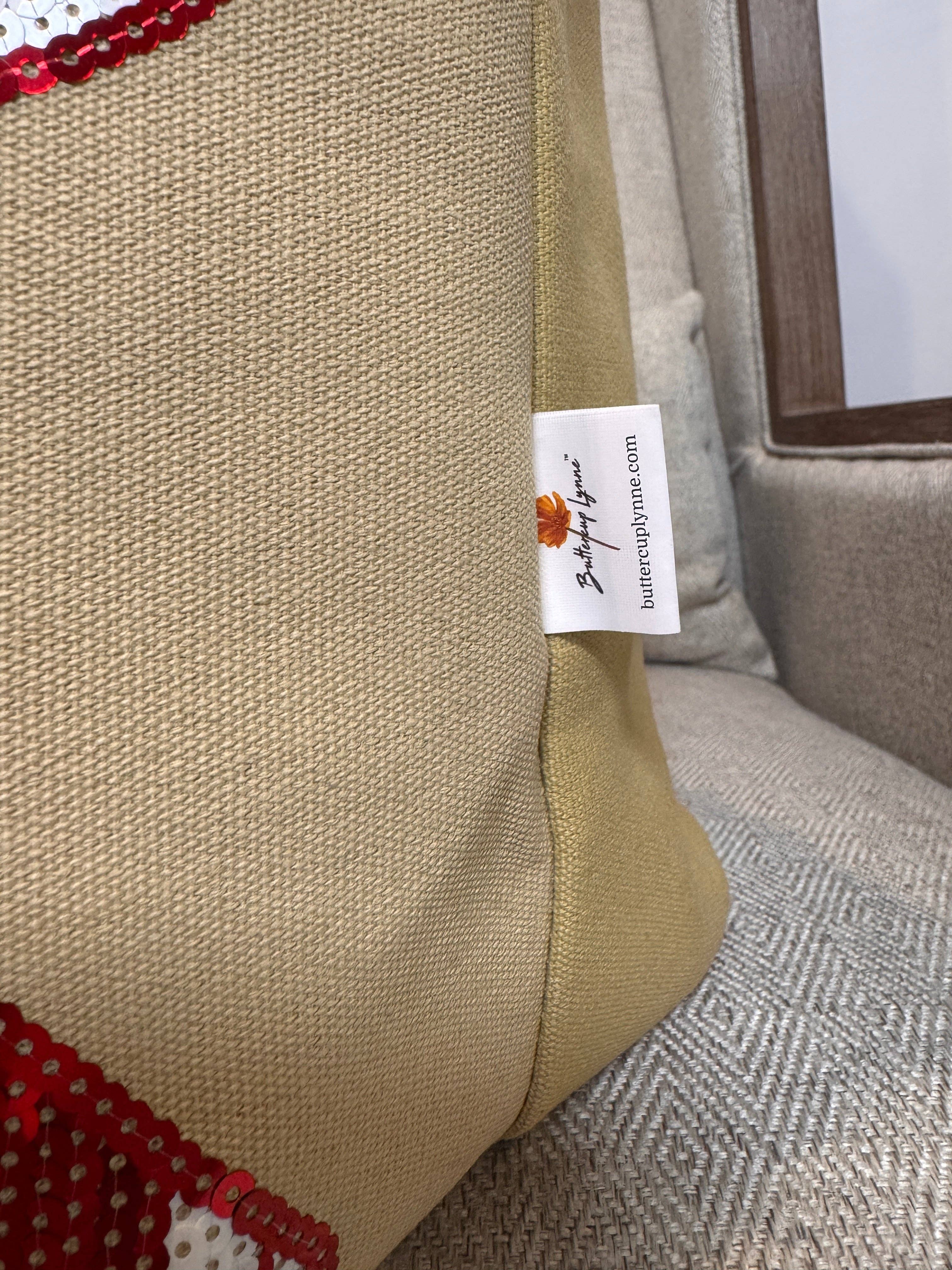 Buttercup Lynne Boutique – wholesale Tote bag – Women's – Candy Cane Sparkle Tote3