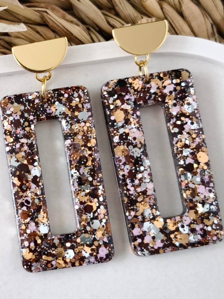 Gabrielle Cocoa earrings for wholesale by Les Noeuds de Maman