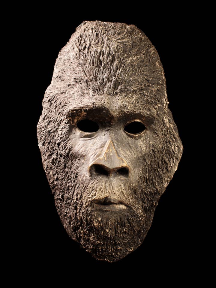 Bigfoot Mask 8 - Mask Art Prints - 8"x10" Artwork for wholesale by Mowbi