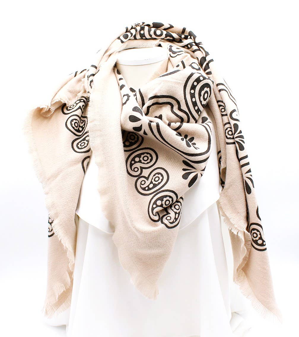 Reference Mode - Vente Écharpe – femme - Echarpe carrée imprimé MODE1