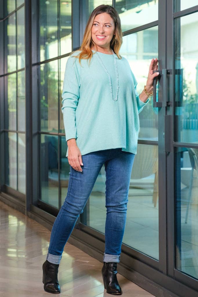 TINA Stephens Italy/Tees By Tina - Wholesale Knit Sweater - Women's - Laurin Seriously Soft Jewel Neck Sweater (BLS425)9