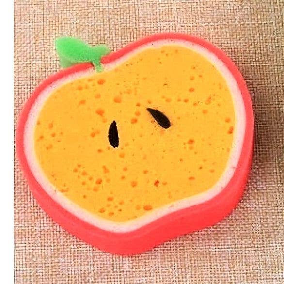 Diacly - Wholesale Bath pouf/sponge - 12pk Apple Bath Sponge