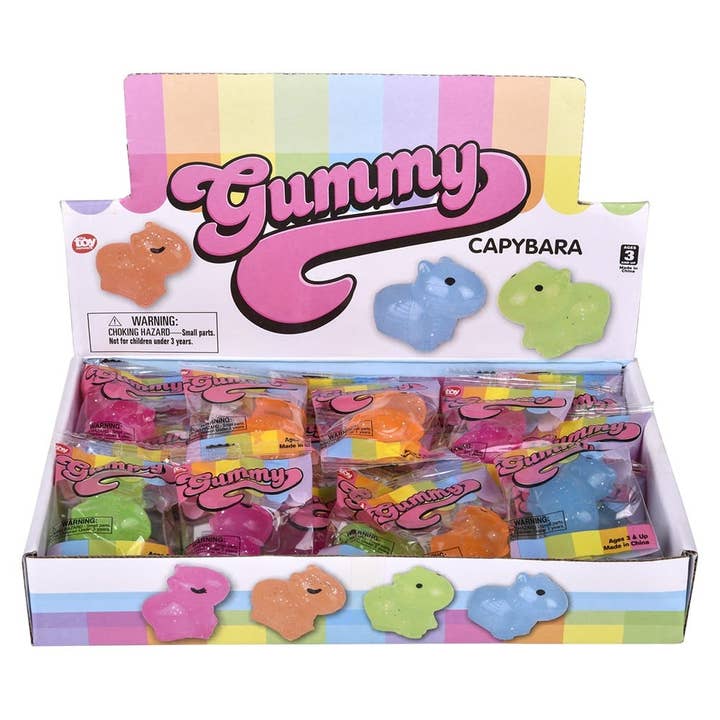 La Luna Bella - Toys – wholesale Squishy toy – Kids & Baby – 1.5" Gummy Capybara Character LLB Squishy Toys4