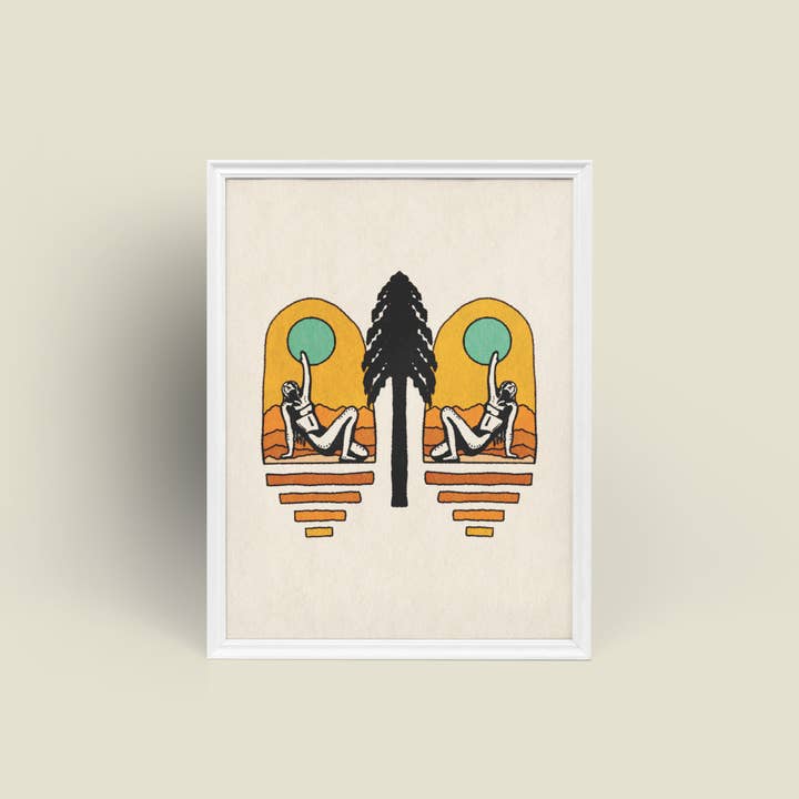 Nature Helps Print for wholesale by Kick Step Design