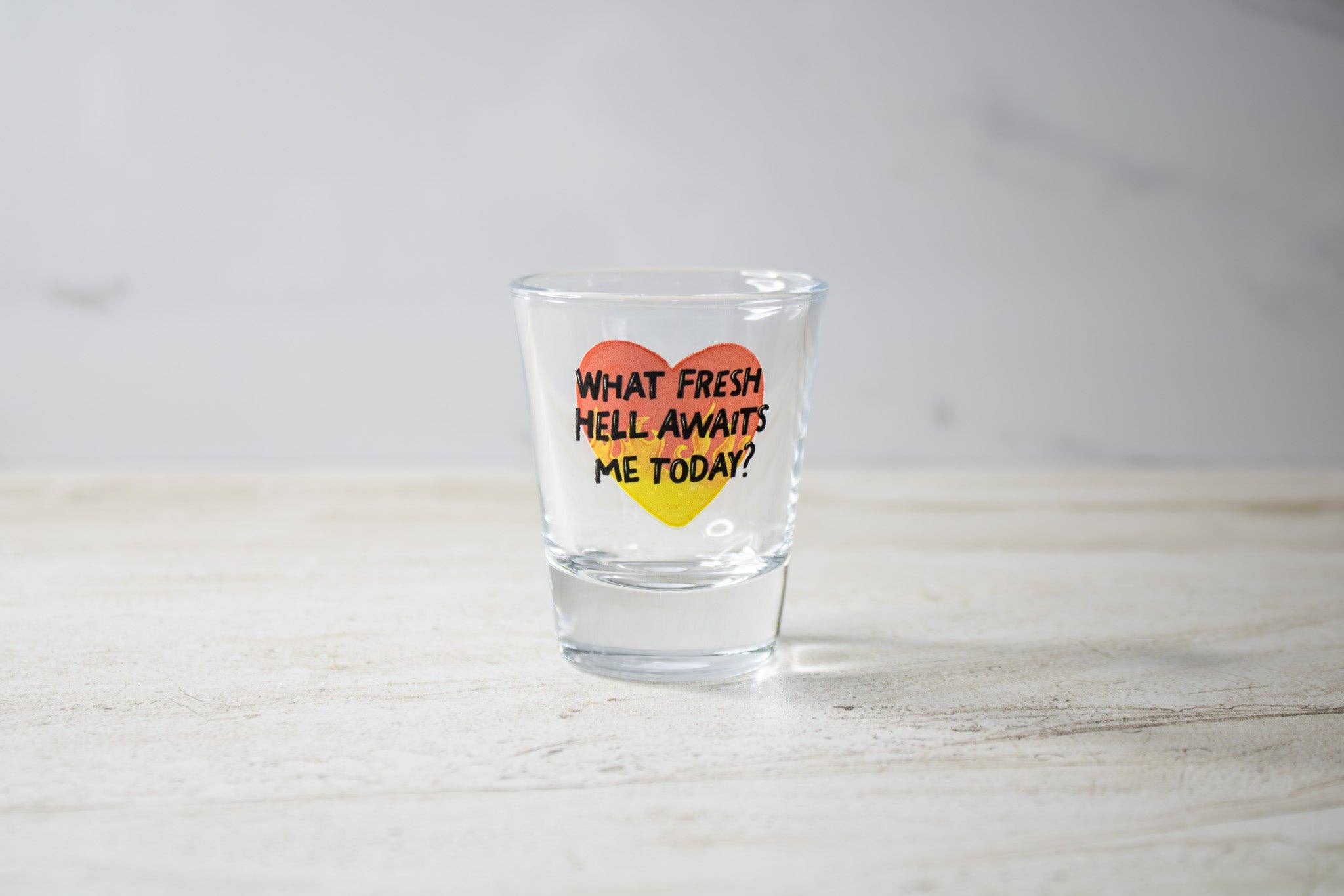 Aura State - Wholesale Shot Glass - Fresh Hell Shot Glass0