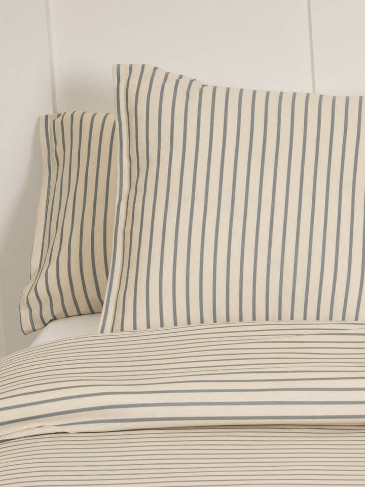 Jersey cotton pillow - Horizon blue bedding for wholesale by SISOMDOS