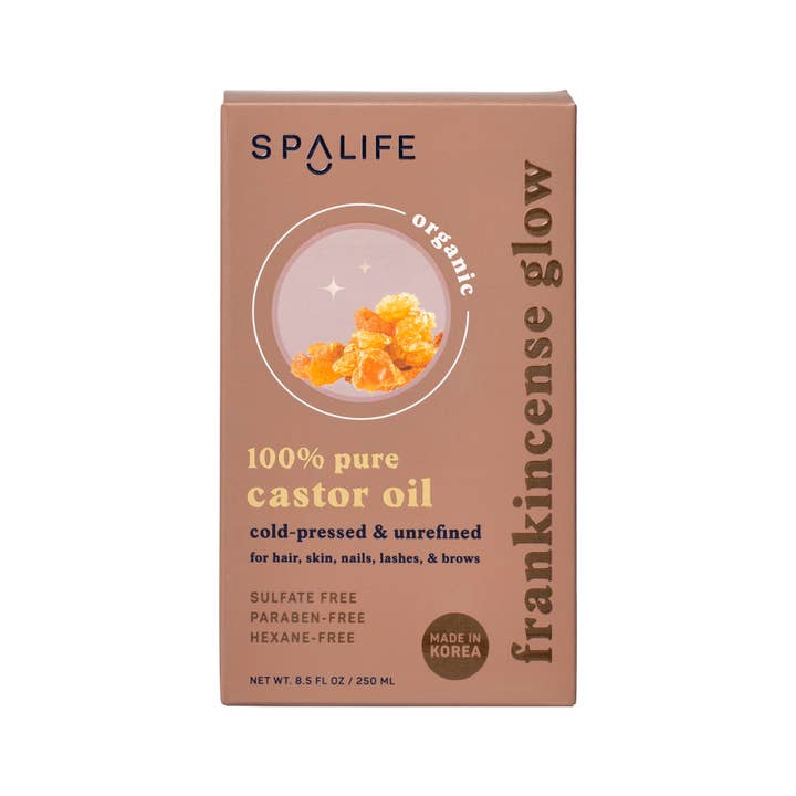 100% Pure Organic Castor Oil With Frankincense Extract for wholesale by My Spa Life