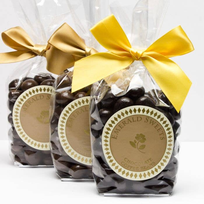 Coffee Beans Milk Chocolate (6oz) for wholesale by Katie's Candies, Inc.