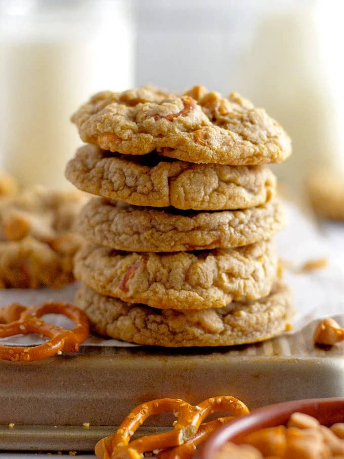 GF + Vegan Peanut Butter Pretzel Breakfast Cookie for wholesale by Sweet Eats