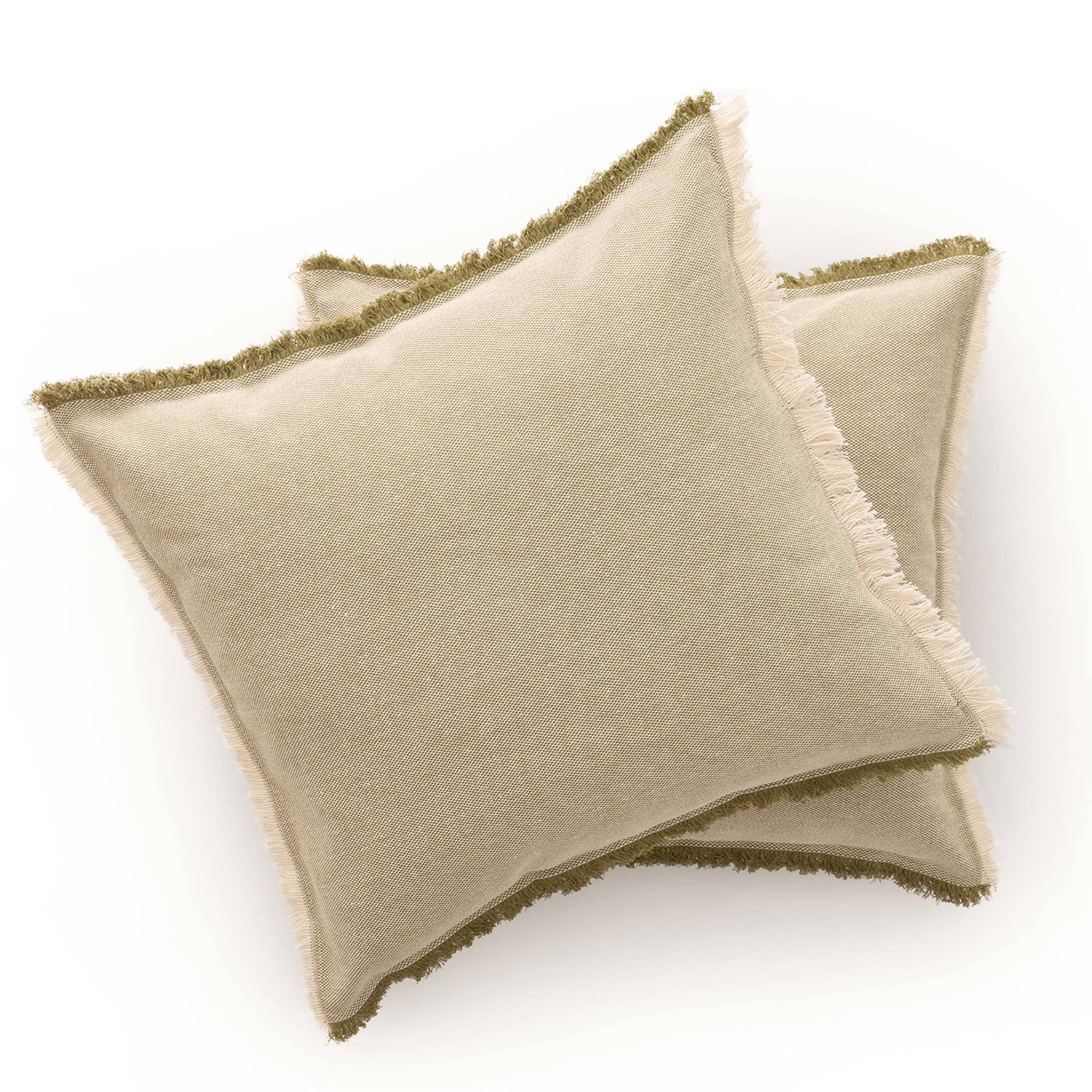 GAMUSI - Wholesale Throw Pillow Cover - Pack of 2 Cushion Covers 50x50 cm Fringes TIBU9