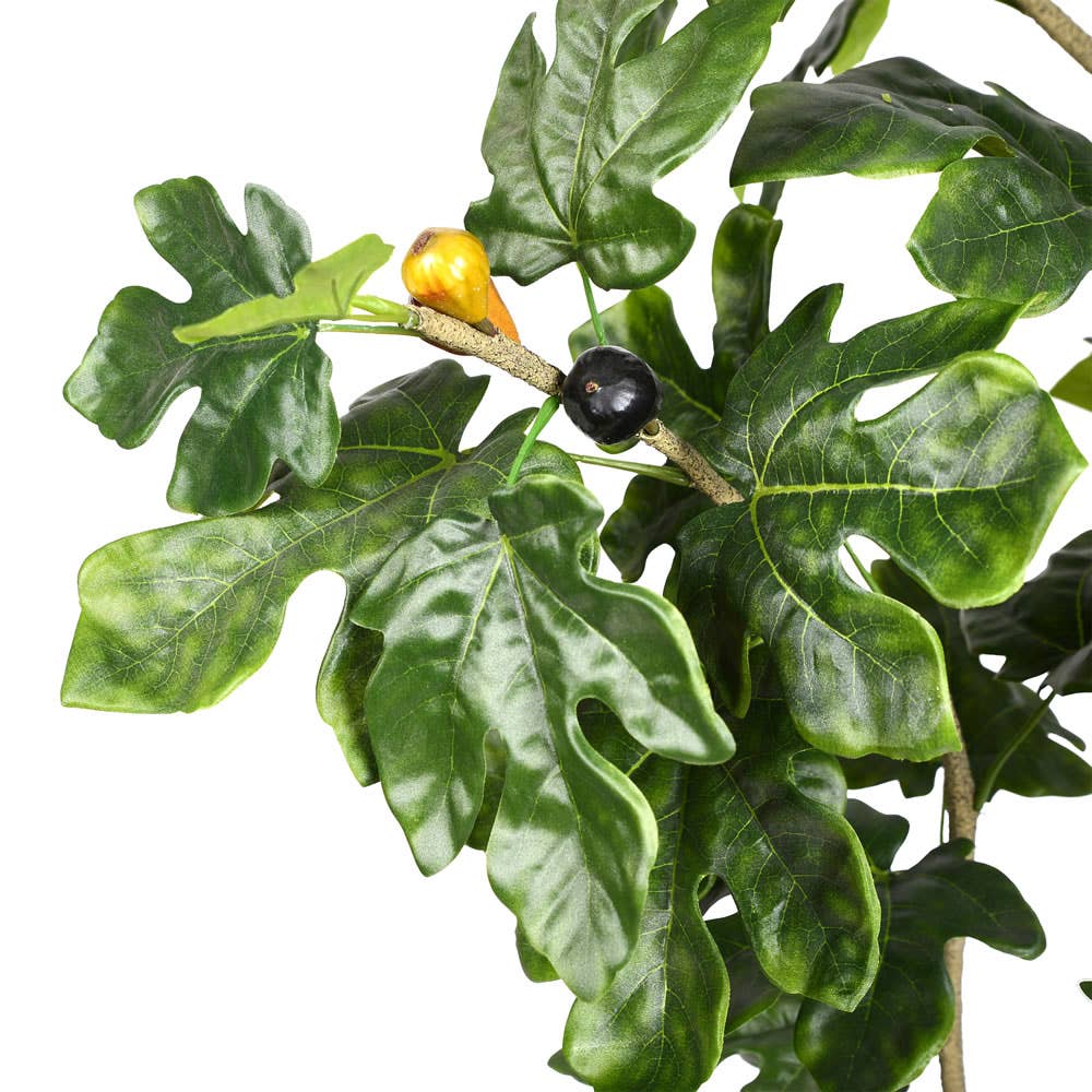 Vickerman - Wholesale Artificial Plant - Vickerman 4' Potted Fig Tree 45Leaves1