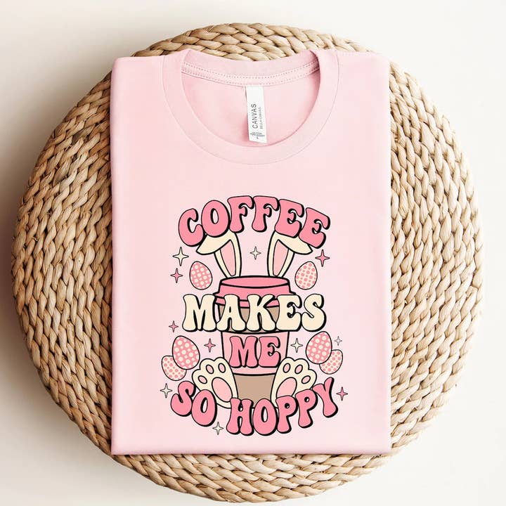 Coffee Makes Me So Hoppy T-Shirt for wholesale by VibeClothing