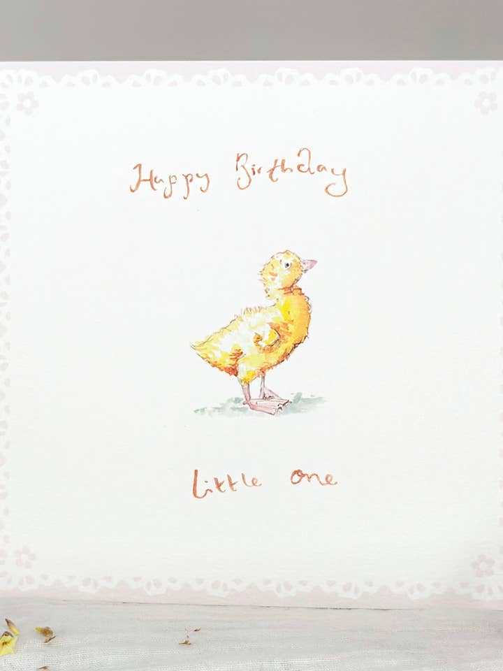 Happy Birthday little one card for wholesale by Sophie Amelia Creates