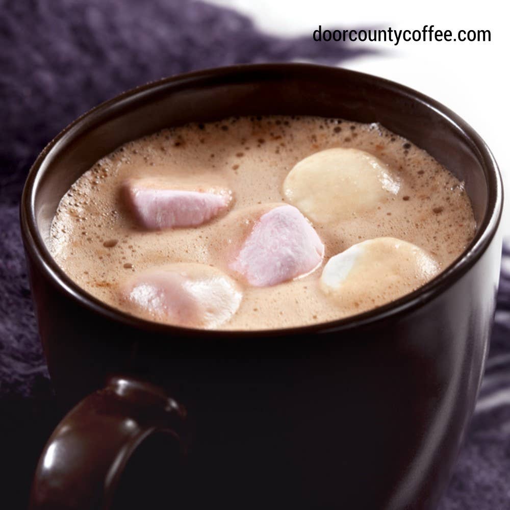 Door County Coffee - Wholesale Hot Cocoa Mix/Kit - Door County Chocolate Cherry Hot Cocoa - One Mug Packet2