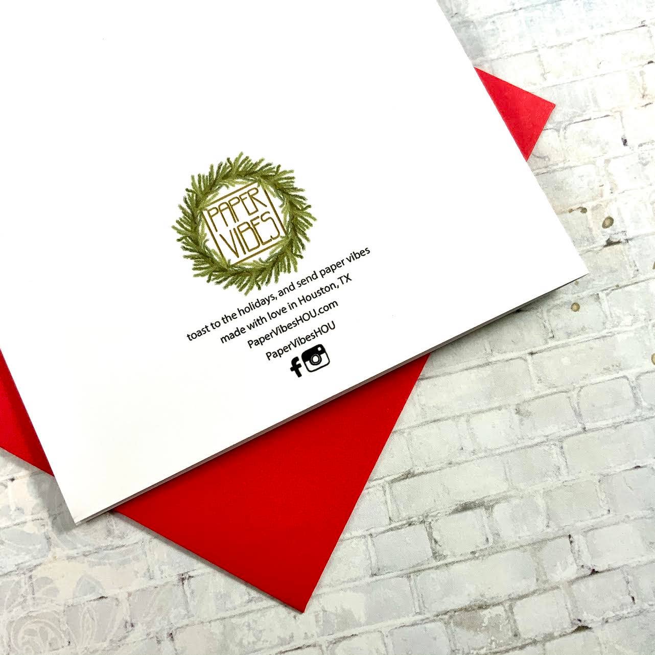 Paper Vibes - Wholesale Season's Greetings Card - Seasons Greetings - Tony Chachere's Seasoning Holiday Card2