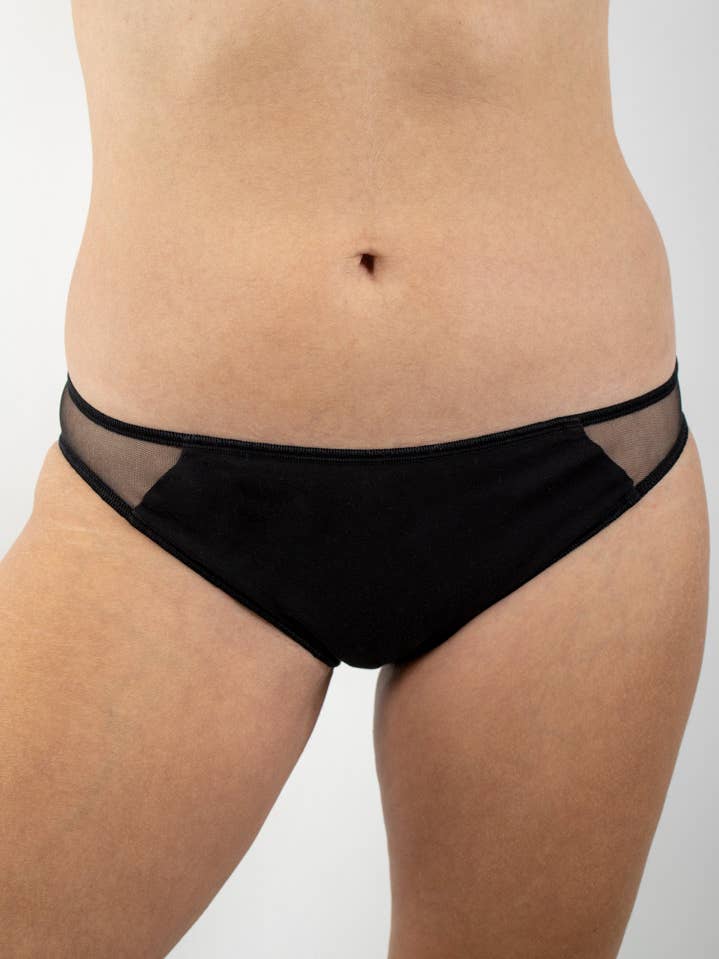 La Moussaillonne tulle menstrual panties for wholesale by La Minette Lingerie