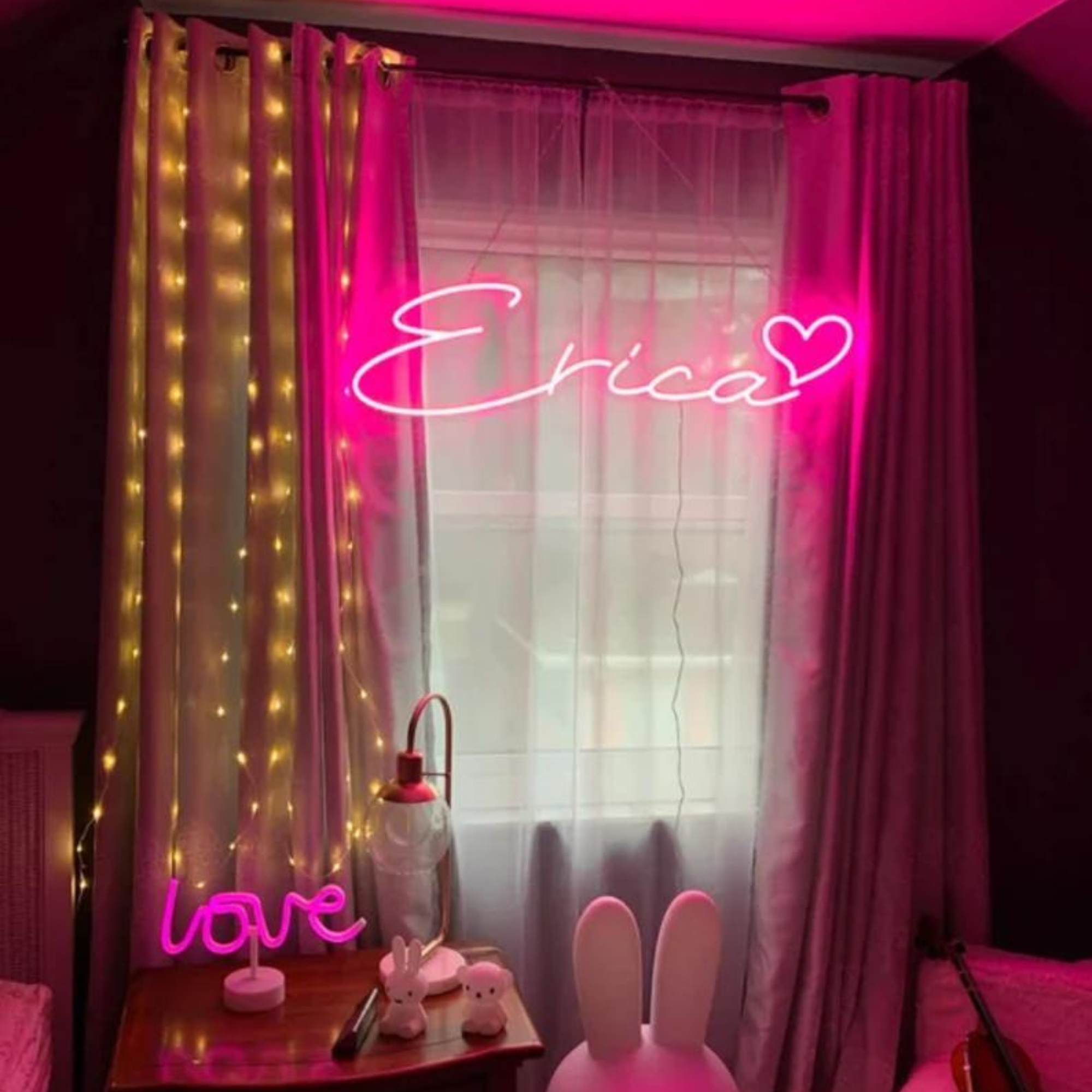 Glow Neon - Vente Enseignes néon - Personnaliser le nom : Neon Sign, Room Deco3